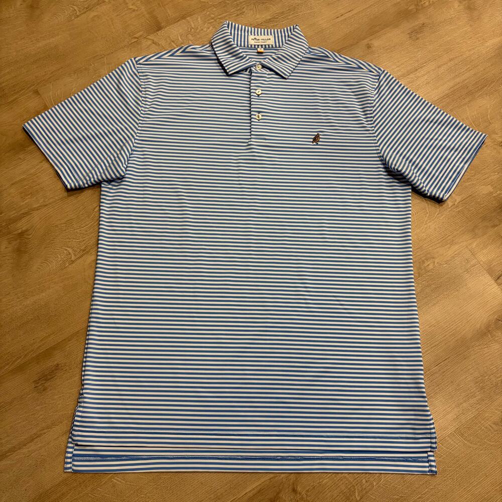 Peter Millar Summer Comfort Hyannisport Club Golf Performance Polo Shirt Men's M